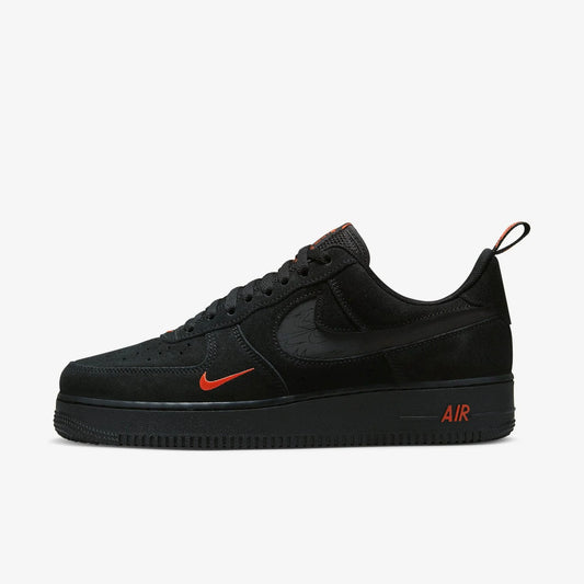 Unisex Sneakers - Nike Air Force 1 Reflective Black Suede